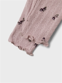 NAME IT Hulmønster Leggings Lower Burnished Lilac